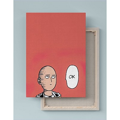 Quadro Decorativo Canvas One Punch-Man Saitama  01